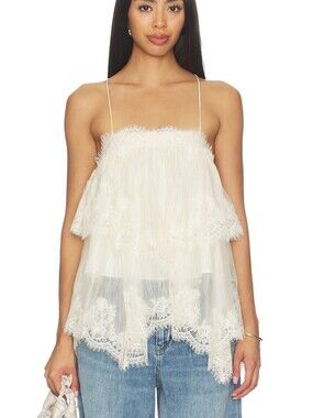 Aje Ophelia Lace Cami